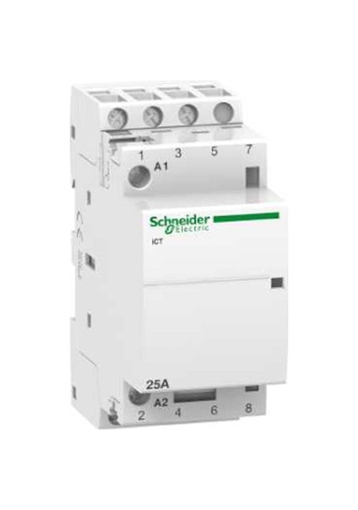 Schneider A9c20833. 25amper. 3na. Sessiz Kontaktör. 220-240vac