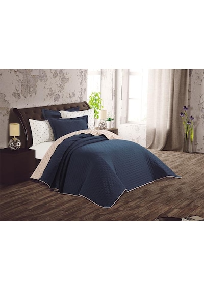 Washed Soft Çift Taraflı 6 Parça Çeyiz Seti Yeşil Yeşil