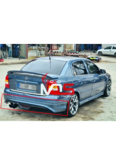 Opel Astra G Sedan Custom Arka Tampon Eki Fibeglass Boyasız
