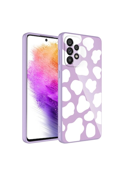 Samsung Galaxy Uyumlu A52 Kılıf Kamera Korumalı Desenli Sert Silikon Kap