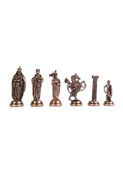 Satranç Taşı İsteyene Gifthome Büyük Metal Antik İng