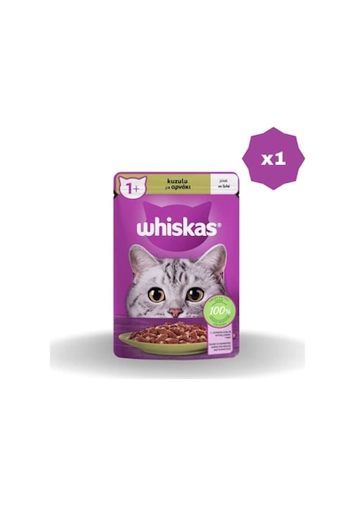 Whiskas Yaş Mama Poşet Kuzulu 85 Gr - 1 Adet