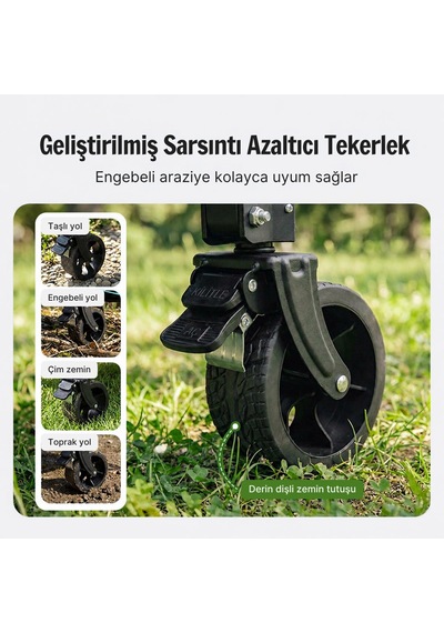 Kingcamp Flextaıl M5 Çok Amaçlı 130 L Katlanır Vagon Araba