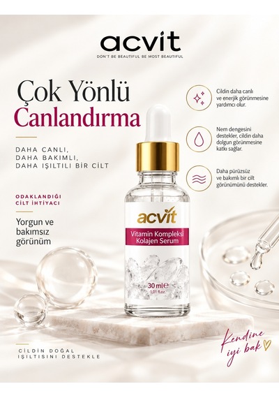 Acvit Vitamin Kompleksi Kolajen Serum 30 ML