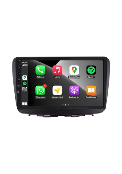 Suzuki Baleno Araç Multimedya Android Ekran Carplay Navigasyon Double Teyp 4+64 9" 16-18 Black Blueway