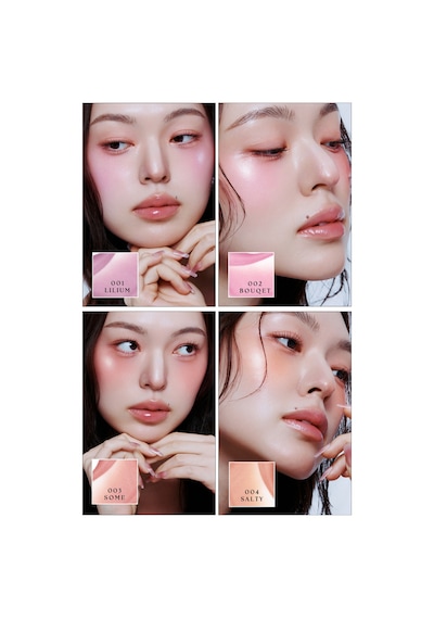 Hafif Yapılı, Ciltle Bütünleşen Parlak Bitişli Likit Allık Muzıgae Mansıon Objet Blush 005 Joyful 89177720