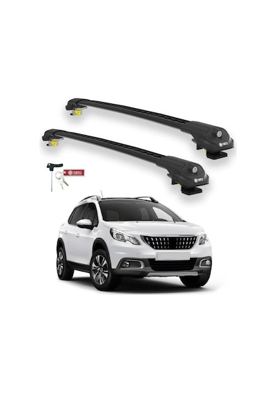 Turtle Peugeot 2008 2013-2019 Ara Atkı Air1 Siyah