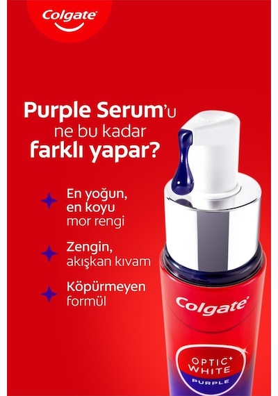 Colgate Optic White Purple Serum 40 Ml