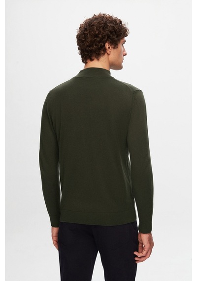 D's Damat Regular Fit Açık Haki Pamuk Karışımlı Yarım Balıkçı Triko Kazak 5HF06ORT16275 Haki D's Damat Regular Fit Açık Haki Pamuk Karışımlı Yarım Balıkçı Triko Kazak 5HF06ORT16275 Haki