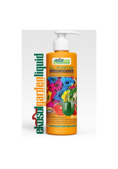 EkosolFarm Solucan Gübresi 1,5 Kg + Ekosolfarm Sıvı Solucan Gübresi 500 Ml