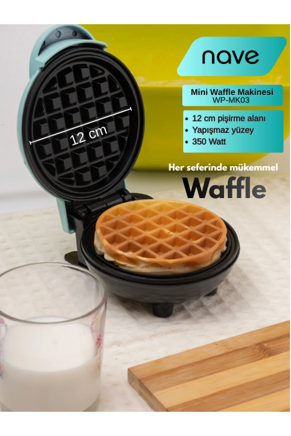 Nave WP-MK03 350 W Waffle Makinesi