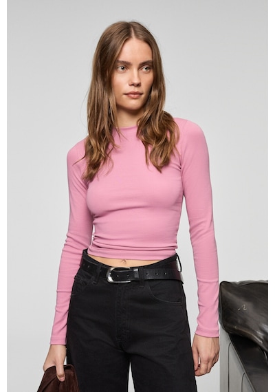Grımelange Grıgros Kadın Esnek Kumaşlı Vücuda Oturan Slim Fit Uzun Kollu Lila T-shirt Lila Grımelange Grıgros Kadın Esnek Kumaşlı Vücuda Oturan Slim Fit Uzun Kollu Lila T-shirt Lila