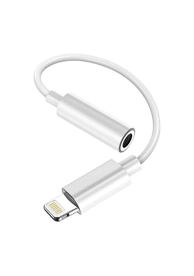 Apple Uyumlu iPhone  Lightning Telefon Kulaklık Çevirici Aux Dönüştürücü 7 8 X 11 12 13 14 Pro 1 Adet