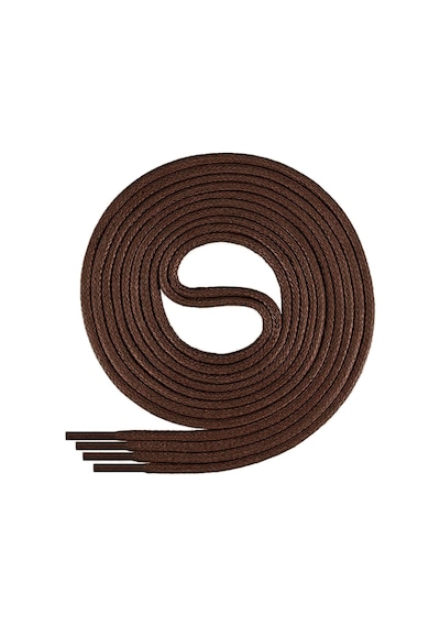 120 Cm 4 Mm Kahverengi Yuvarlak 1 Çift Ayakkabı Bağcığı Kahverengi