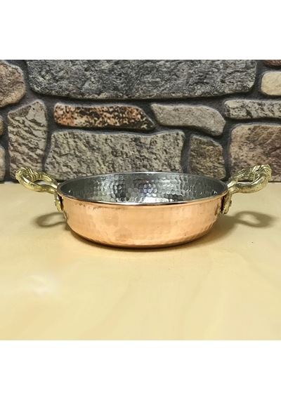 Dövme Bakır Tava 17 CM