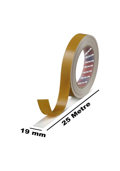ADEL 19X25 METRE ÇİFT TARAFLI İNCE BANT ŞEFFAF GÜÇLÜ