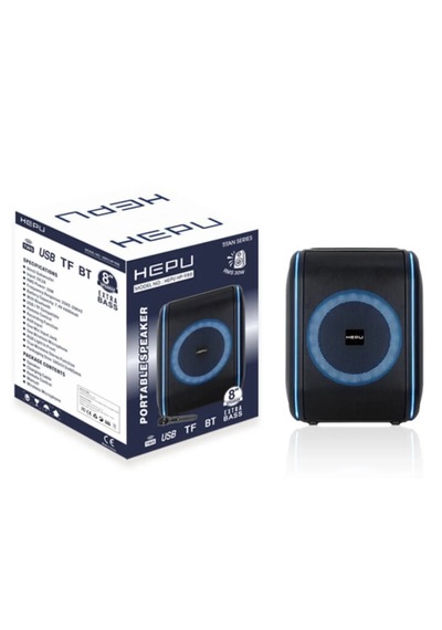 Hepu Hp-988 Titan Series Taşınabilir Bluetooth Hoparlör 8 Hoparlör, Rms 30w, Extra Bass, Tws Destekli