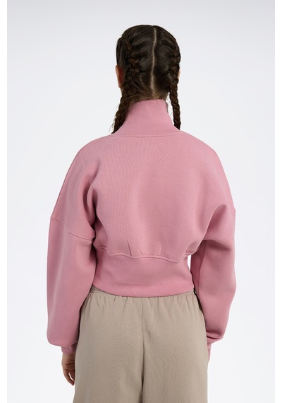 Reebok Eyeball Cropped Crewneck Pembe Kadın Sweatshirt 000000000102237918 Pembe