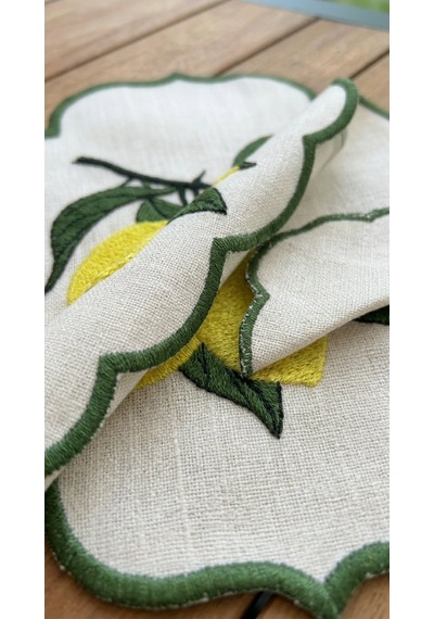 Limonea Embroidered Kokteyl Peçetesi