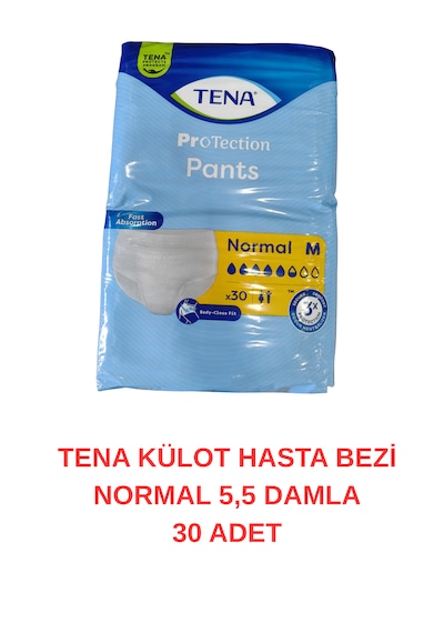 Tena Külot Hasta Bezi Normal 5,5 Damla Medium Beden - 30 Adet M