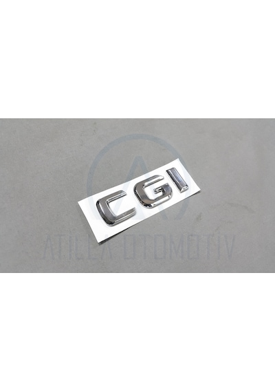 MERCEDES E SERİSİ W212 S212 2009-2014 CGİ BAGAJ YAZISI KROM