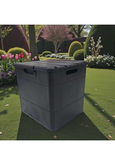 Bahçe Sandığı Çok Amaçlı Dolap 120 Lt 50x50x45 Antrasit