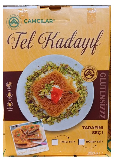 Glutensiz Kuru Tel Kadayıf 200 G