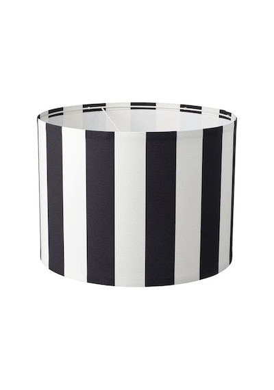 Ikea Rıngsta Abajur Başlığı, Siyah-beyaz, 42 Cm