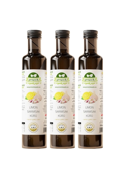 Limon Sarımsak Kürü 3 Adet 3x500 Ml