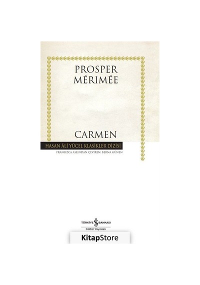 Kitapstore Carmen (Karton Kapak) / Prosper Merimee