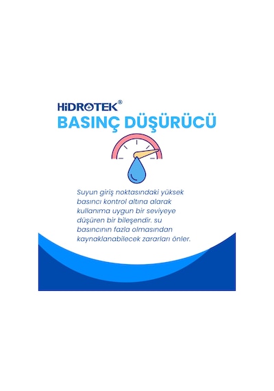 Hidrotek EA Water Ph 9 - B12 Alkali Mineral En Iyi Su Arıtma Cihazı - Pompalı