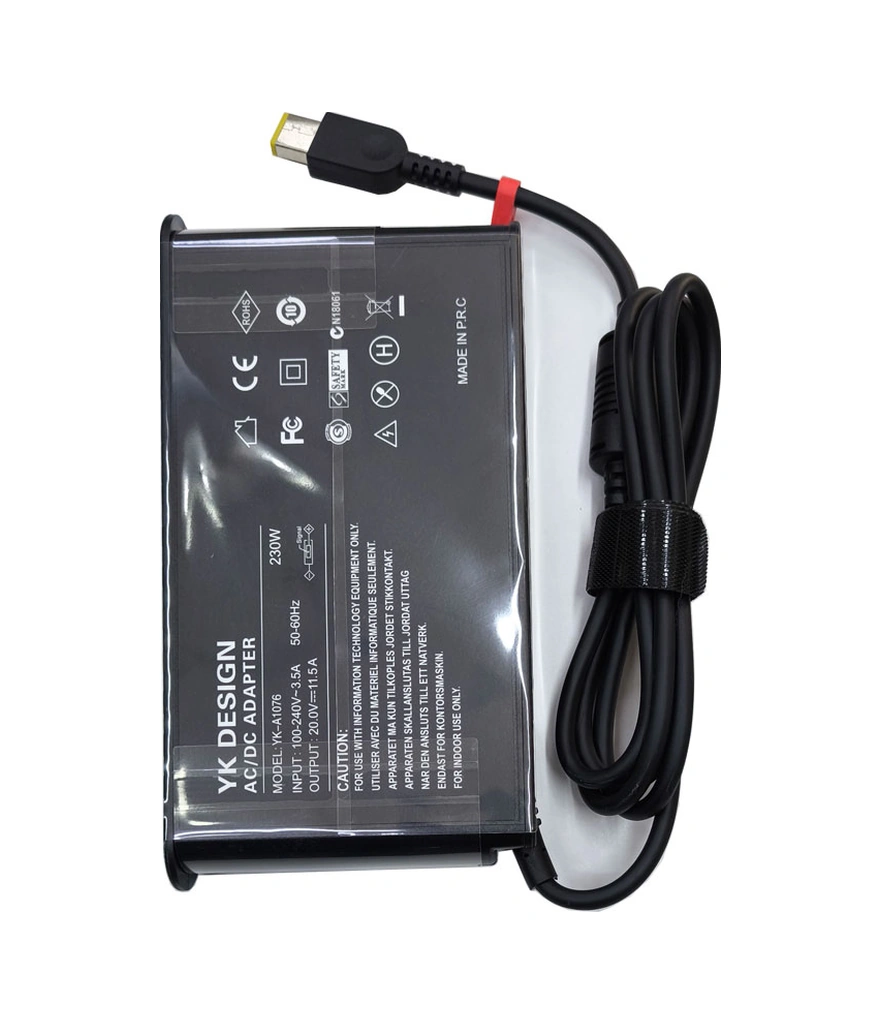 Leneova İle Uyumlu 19v 11.5a Usb Kare Uç 230w Notebook Adaptörü