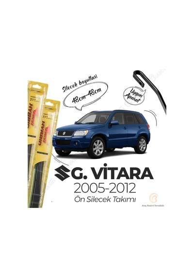 Suzuki Grand Vitara Ön Silecek Takımı 2005-2012 İnwells Hibrit