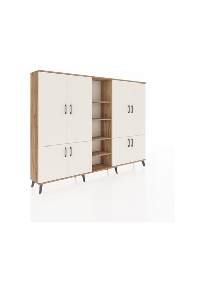 Arges Dolap 14 Raflı 8 Kapaklı 220x30x163 Çam-aytaşı/çam Aytası/atlas Çam - Atlas Çam Arges Dolap 14 Raflı 8 Kapaklı 220x30x163 Çam-aytaşı/çam Aytası/atlas Çam - Atlas Çam