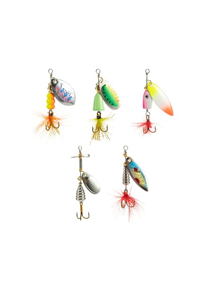 Bas Balıkçılık Cazibesi Spinner Yemleri 5pcs Sert Metal Jig Spinner Yemleri Tatlı Su Ve Tuzlu Su Balıkçılığı İçin 5 Only Containing 06 Models