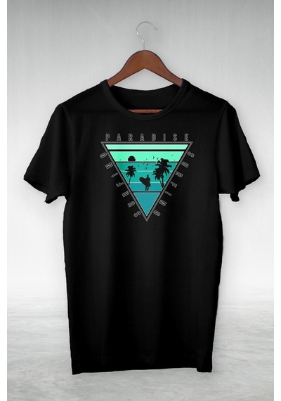 Noıssey Baskılı Unisex T-shirt Cte-026 Siyah