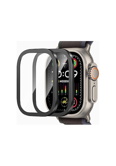 Apple Watch Uyumlu  Ultra 1/2/3 49mm High Glass Kolay Cam Ekran Koruyucu