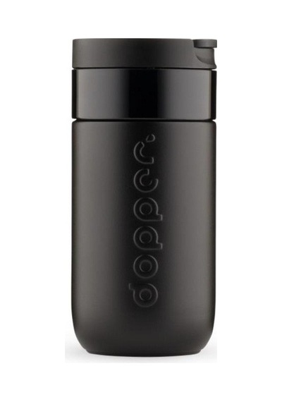 Dopper Travel Mug Yalıtımlı Termos Bardak 300 Ml - Gece Siyahı Siyah
