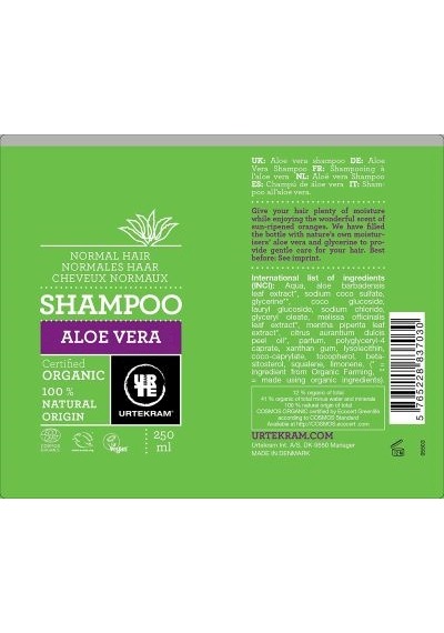 Urtekram Organik Aloe Vera Özlü Şampuan 500 ML