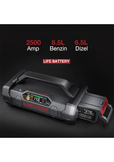 Lokithor Lıfe 12.8volt Lifepo4 2500a Takviye Gücü Apartx İle Uyu