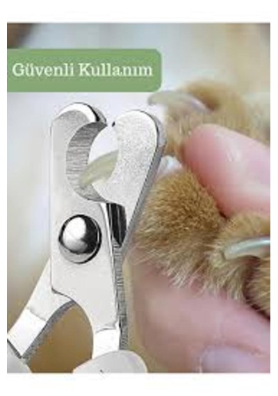 Kedi Köpek Evcil Hayvan Tırnak Makası. Paslanmaz Çelik. Ergonomik Saplı
