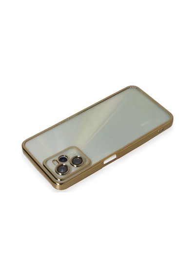 Newface - 253 - Realme C35 Kılıf Razer Lensli Silikon - Novapazr - - Gold