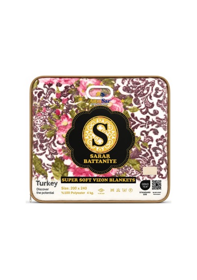 Sarar 4kg Kabartmalı Emboss Battaniye Çift Kişilik 200x240 2