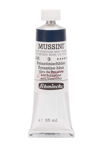 Mussini 35Ml Yağlı Boya Seri:3 No:495 Byzantine Blue
