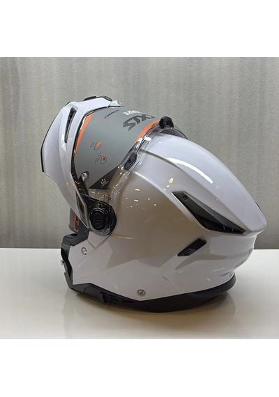 Axxıs Kask Fu409sv Ghostfıghter Sv Solıd A0 Parlak Beyaz