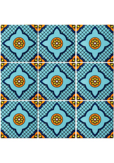 Can Seramik – 10x10 Cm. Cç-98 Kütahya Çini Karo 5'li 1 Paket