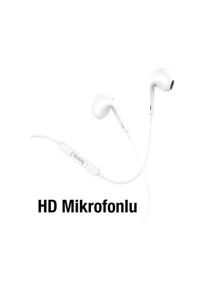 Hoco M1 Max Apple iPhone Uyumlu Lightning Kulakiçi Mikrofonlu Kablolu Kulaklık- 5775 Belirtilmemiş