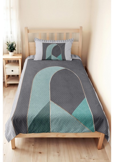 Geometrik Gri Genç Odası Tek Kişilik Pike Takımı - Modern Mint 160x220 Cm Kapitone Yatak Örtüsü Masalsı Dalgakıran Kırığı Geometrik Gri Genç Odası Tek Kişilik Pike Takımı - Modern Mint 160x220 Cm Kapitone Yatak Örtüsü Masalsı Dalgakıran Kırığı