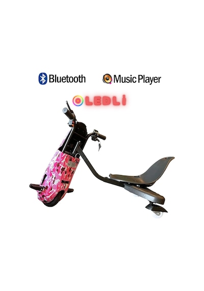 Citymate Drift Car Elektrikli Kaykay Bluetooth Dirift Kar Hoverboard Scooter + Koruma Ekipmanı D05