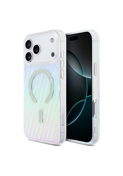 Apple Uyumlu iPhone 17 Pro Max  Kılıf Tumı inal Lisanslı M-safe Özellikli Dalga Tasarımlı Kapak Colorful Colorful